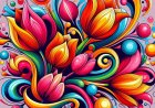 PELATIHAN GAMBAR STILASI FLORA DAN ORNAMEN