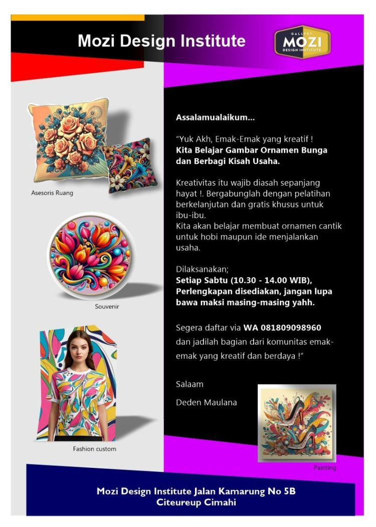 PELATIHAN SENI DEKORATIF BUAT UMKM