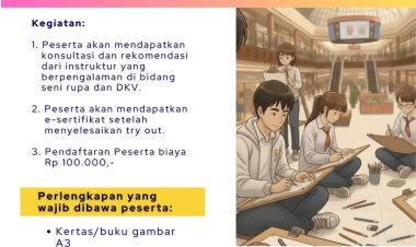 TRY OUT SENI RUPA & DKV - MINGGU 26 OKTOBER 2025